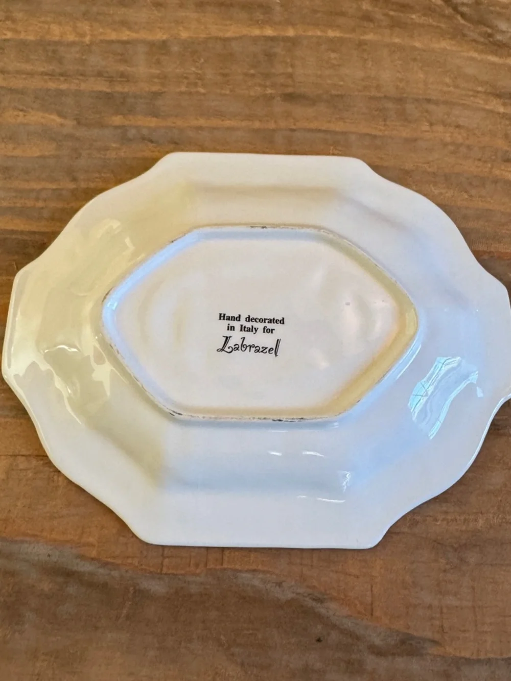 Labrazel White Porcelain Soap Dish Tray Italy